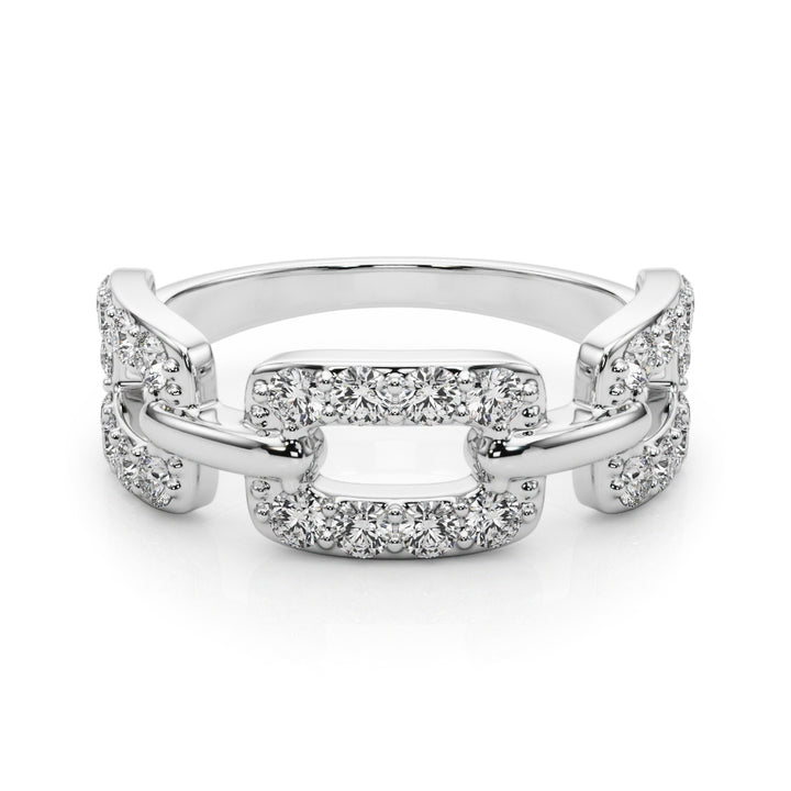 14K White Gold Multi-Diamond Ring