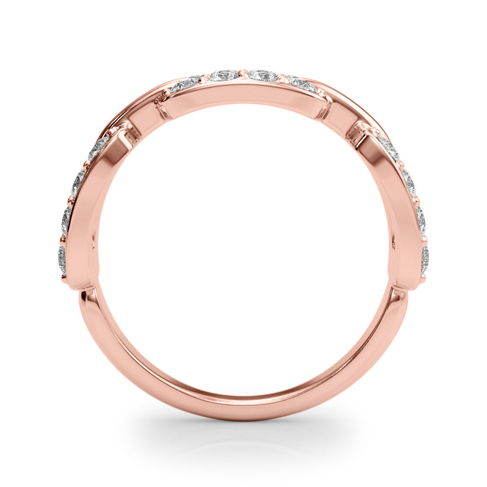 Rose Gold Multi-Diamond Fashion Statement Ring