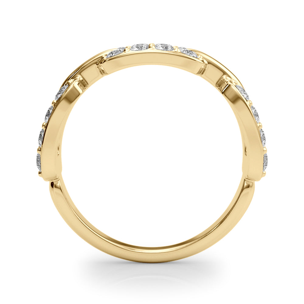 18K Yellow Gold Diamond Fashion Ring