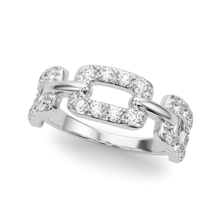 14K White Gold Multi-Diamond Ring