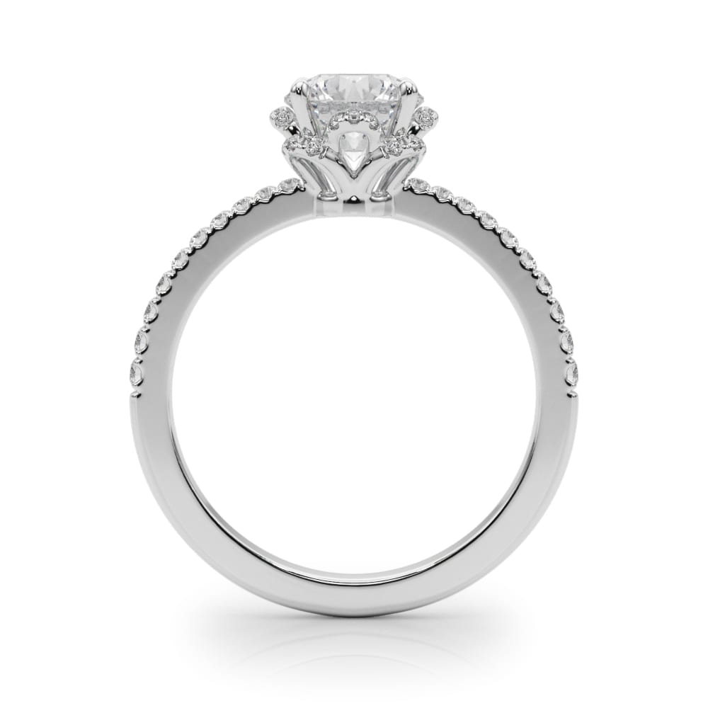 Halo Diamond Engagement Ring