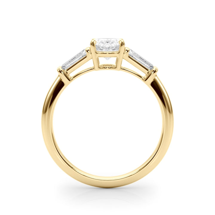 18K Yellow Gold 1/2 ct tw Fancy Shape Diamond Engagement Ring