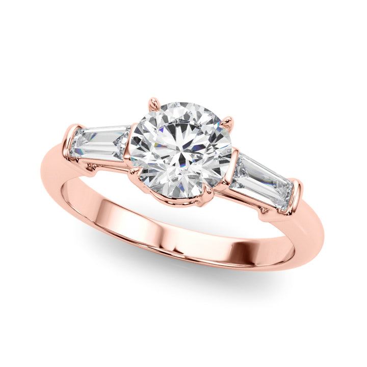 14K Rose Gold 1.5ctw Diamond Engagement Ring