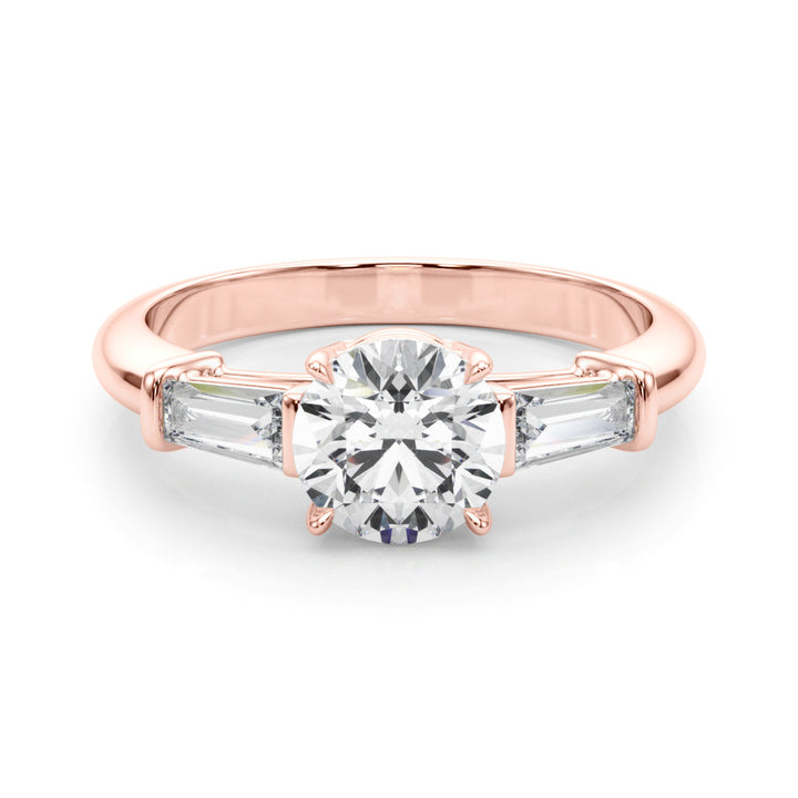 14K Rose Gold 1.5ctw Diamond Engagement Ring