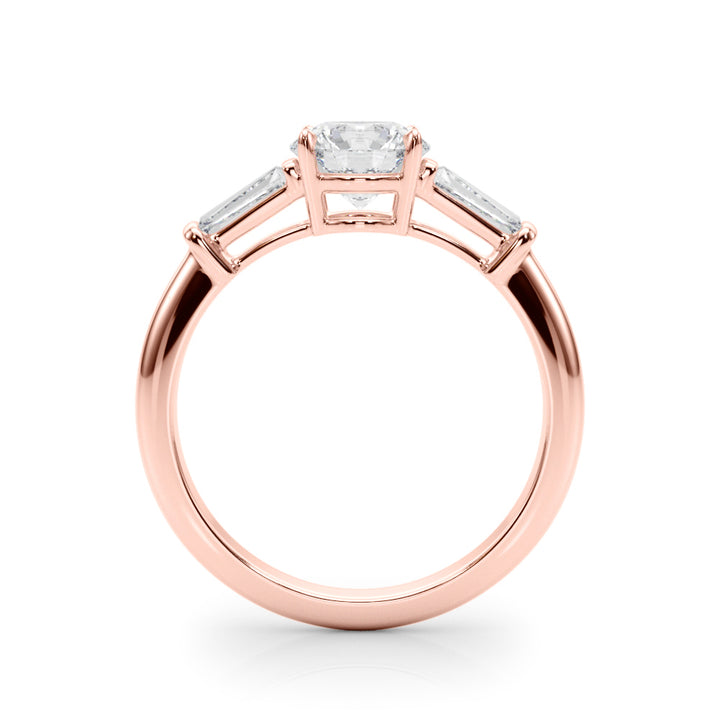 14K Rose Gold 1.5ctw Diamond Engagement Ring