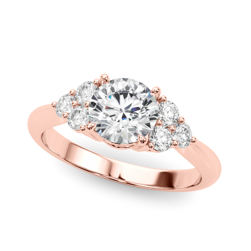 14K Rose Gold 1.33ctw Diamond Engagement Ring