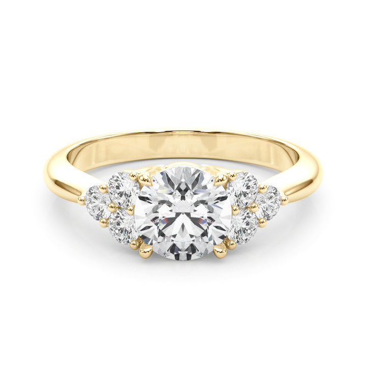 14K Yellow Gold 1.33ctw Diamond Engagement Ring