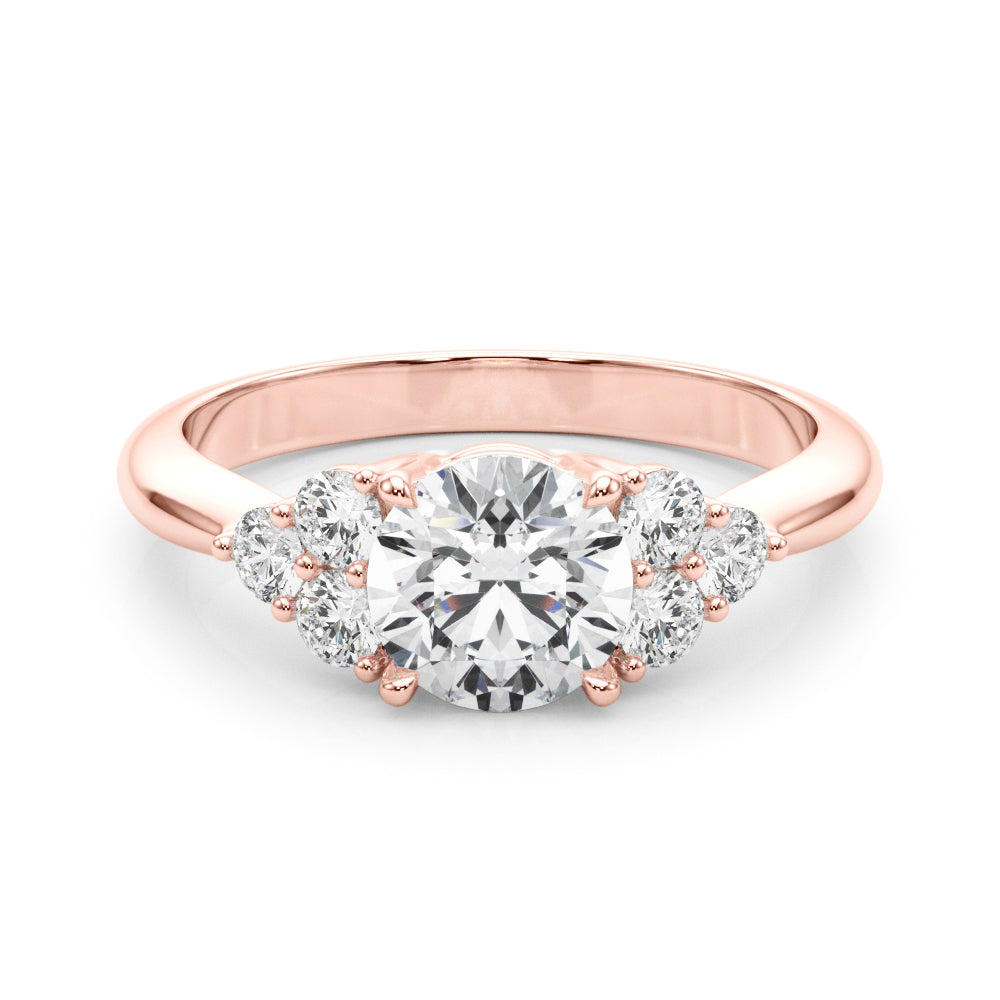 14K Rose Gold 1.33ctw Diamond Engagement Ring