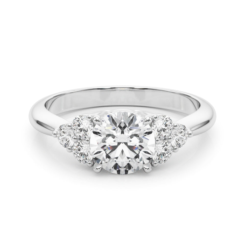 Multi-Diamond Round Accent Ring