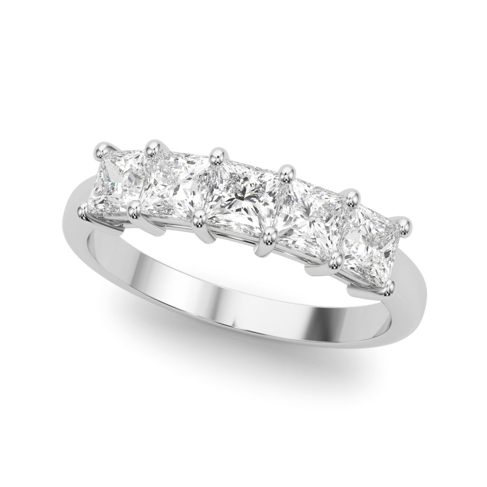 Platinum White 7/8 ct Diamond Wedding Ring