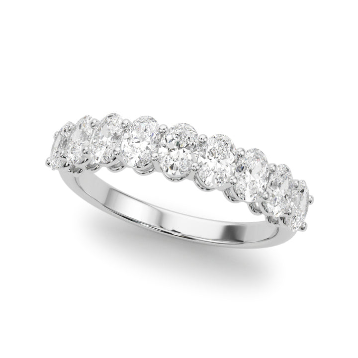 Platinum White 1.8 CT Oval Diamond Ring