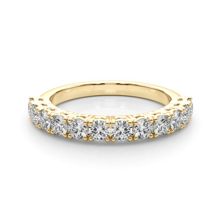 14K Yellow Gold Diamond Wedding Ring