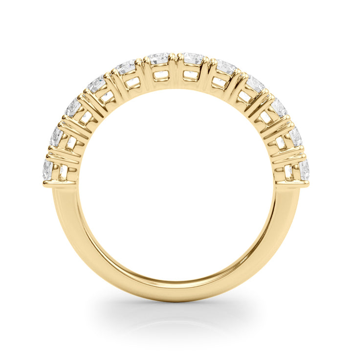14K Yellow Gold Diamond Wedding Ring