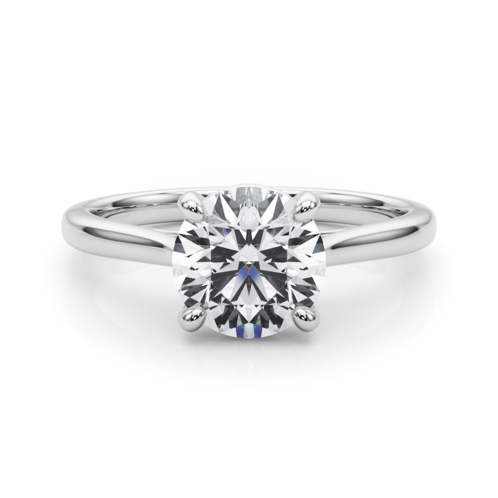 1 CT Lab Diamond 14K White Gold Solitaire