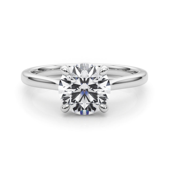 1 CT Lab Diamond 14K White Gold Solitaire