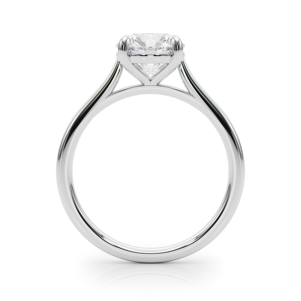 1 CT Lab Diamond 18K White Gold Solitaire