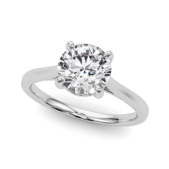 1 CT Lab Diamond 14K White Gold Solitaire