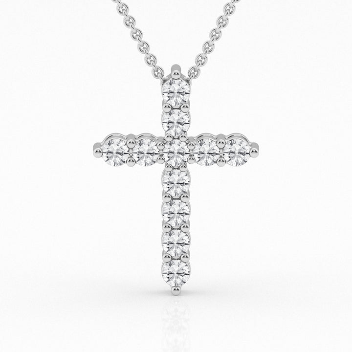 3.00 cttw Cross Pendant