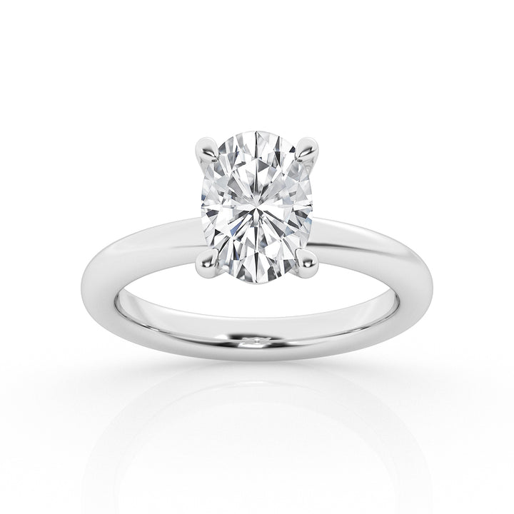 3.00 ct - Oval  - Solitaire Ring