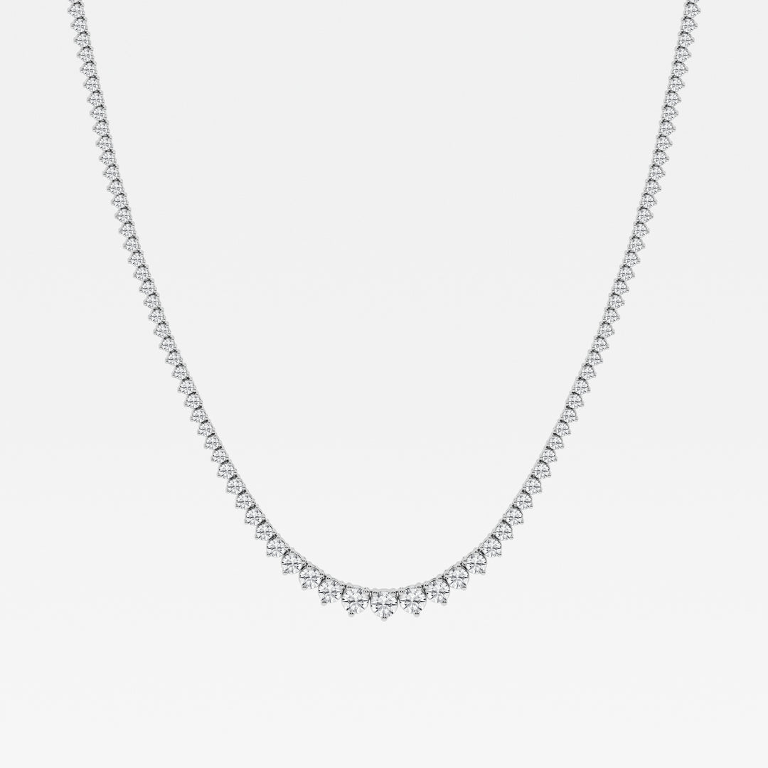 14K White Gold Lab Diamond Rivera Necklace Brilliance