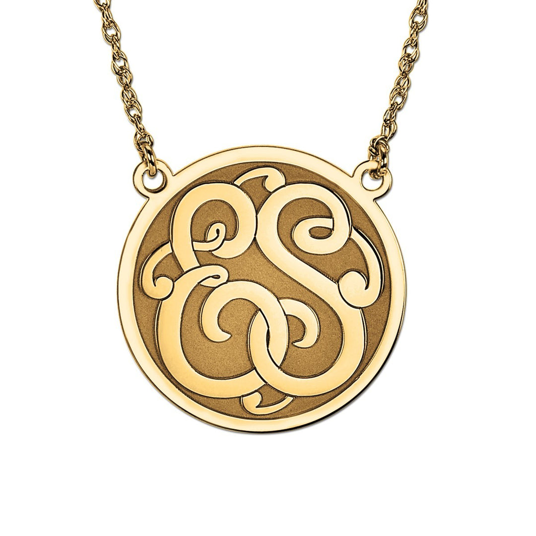 14K Yellow Gold Fashion Pendant Necklace