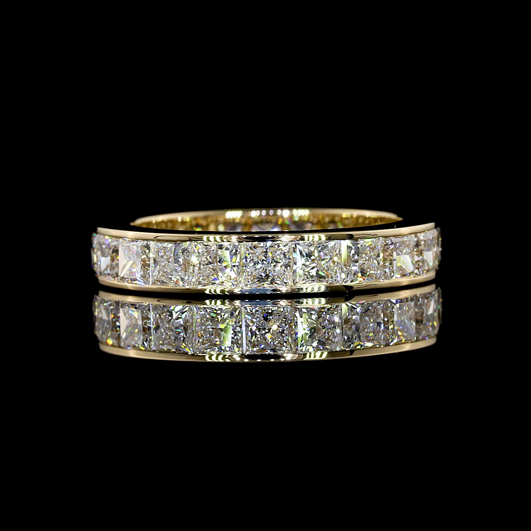 14K YELLOW GOLDEternity Band Ring