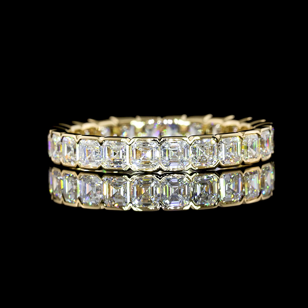 14K YELLOW GOLDEternity Band Ring