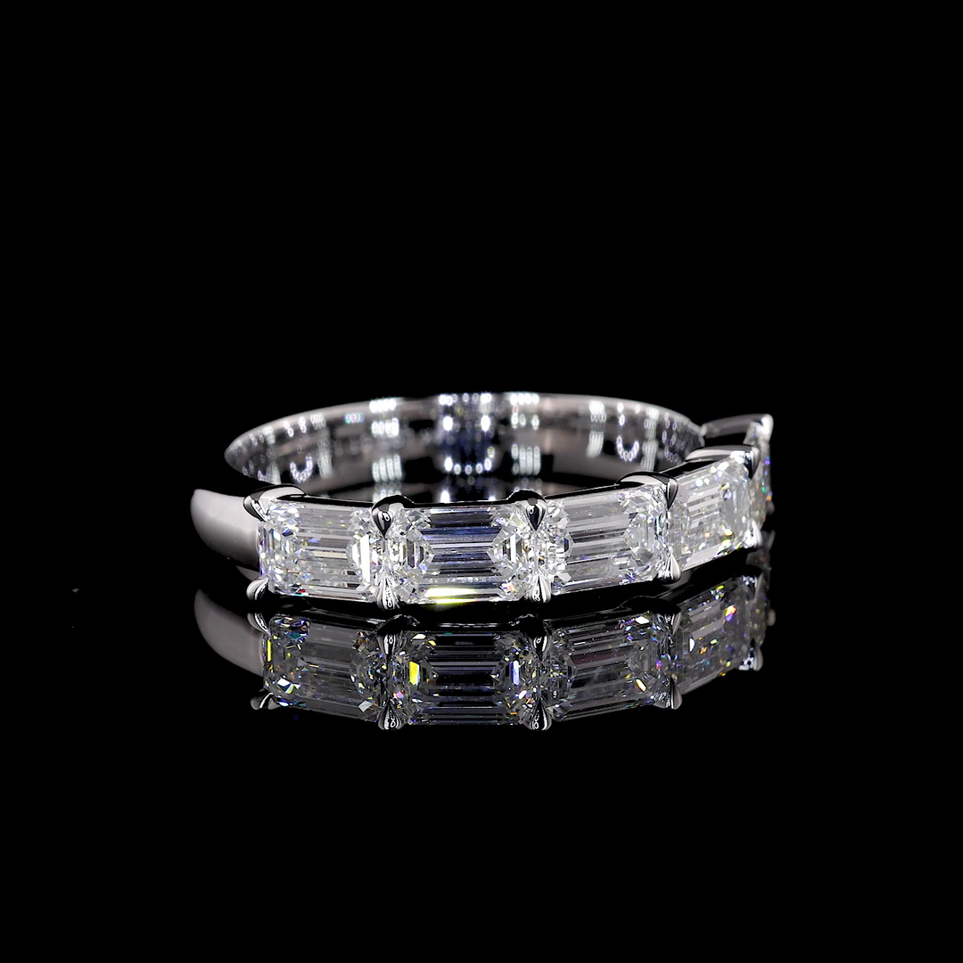14K WHITE GOLDEternity Band Ring