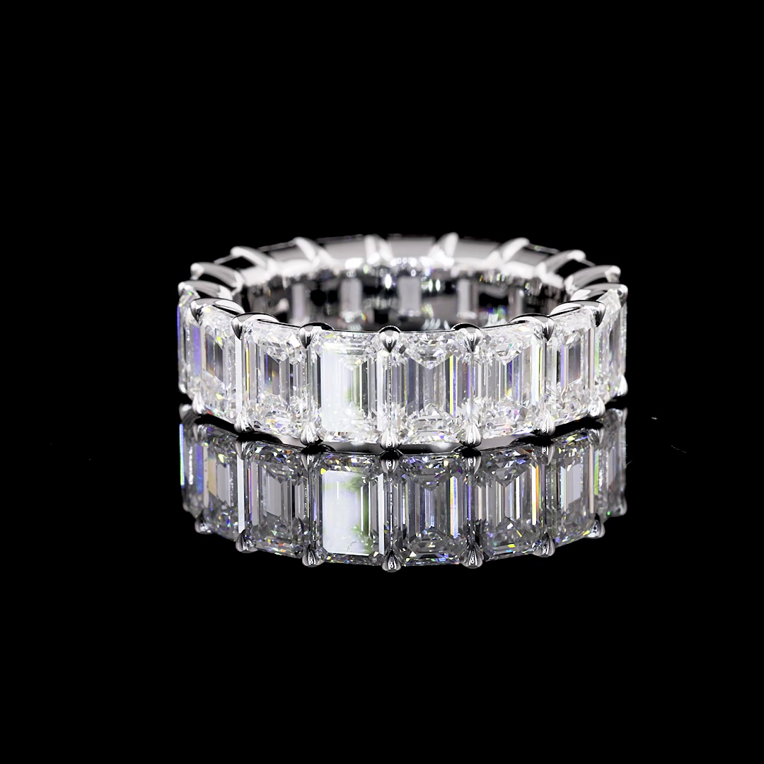 14K WHITE GOLDEternity Band Ring