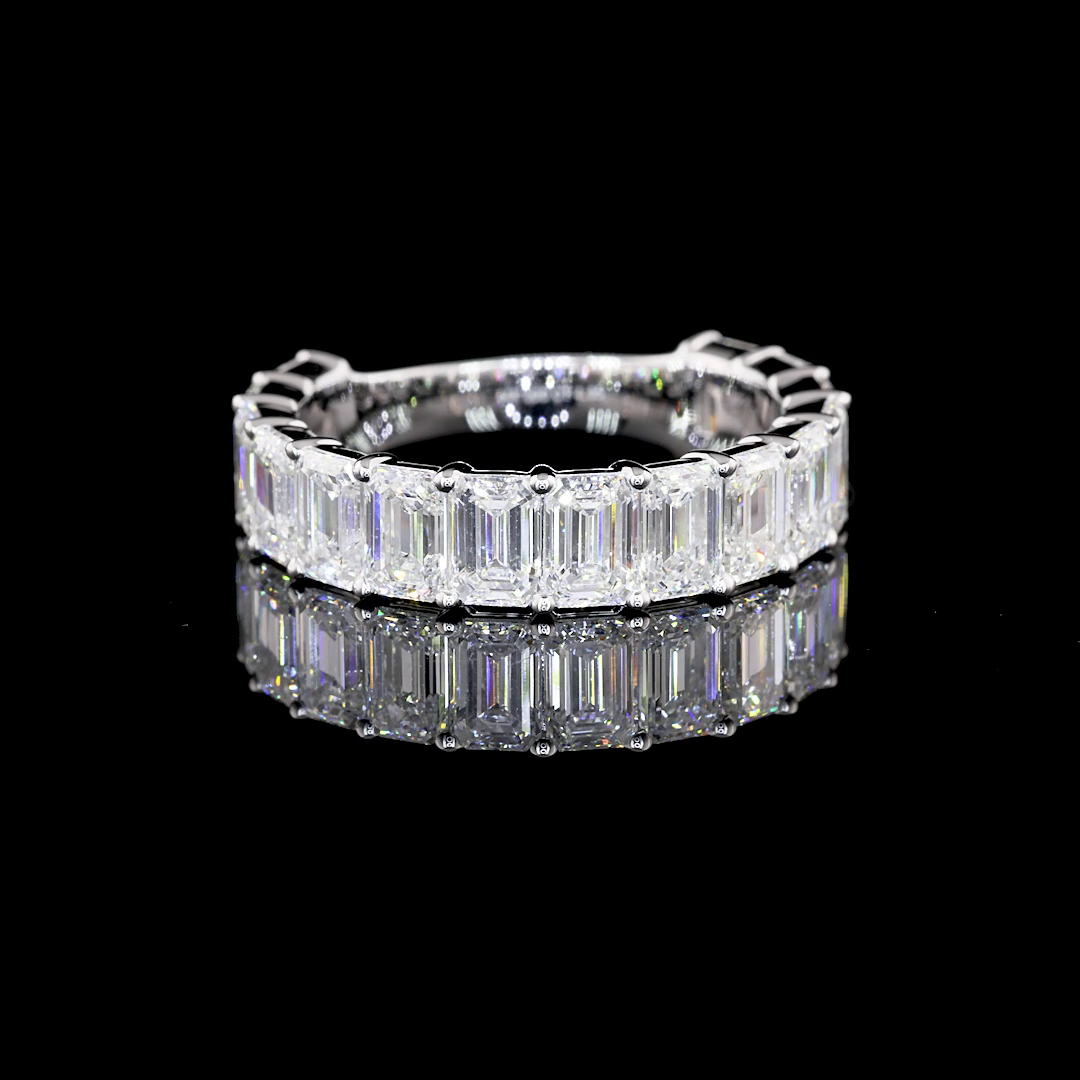 14K WHITE GOLDEternity Band Ring