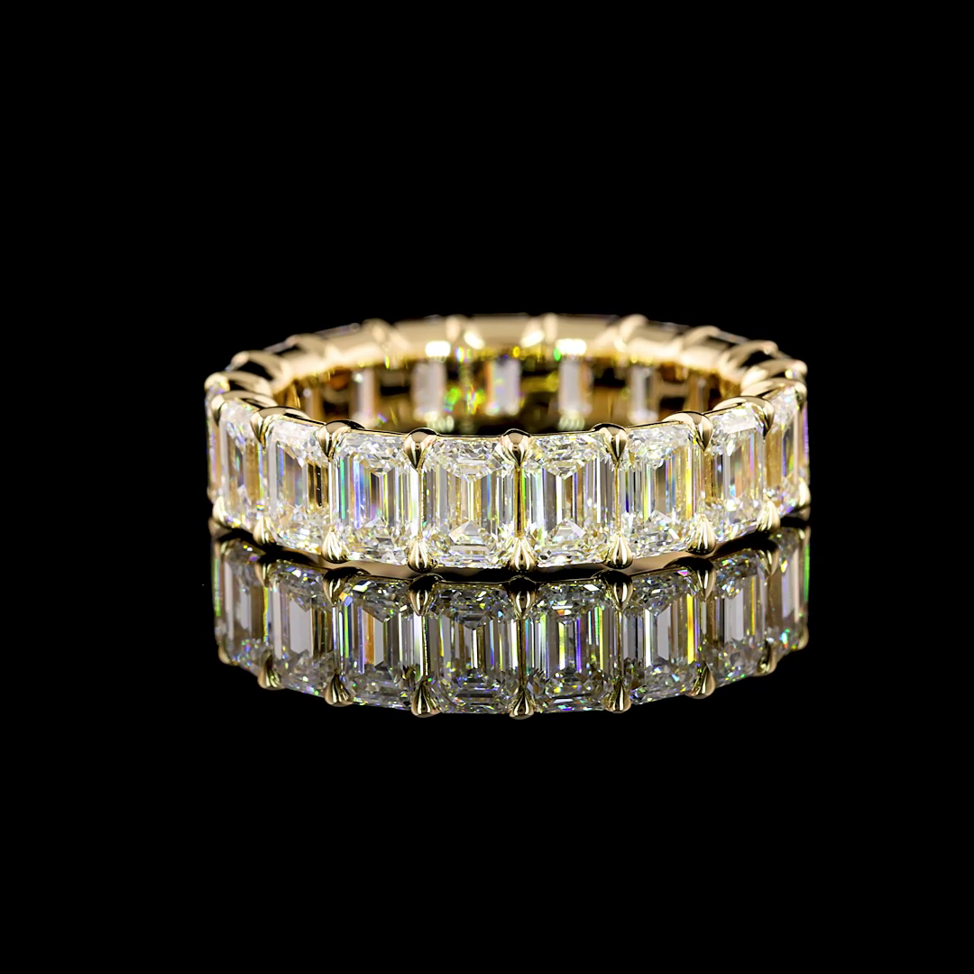 14K YELLOW GOLDEternity Band Ring