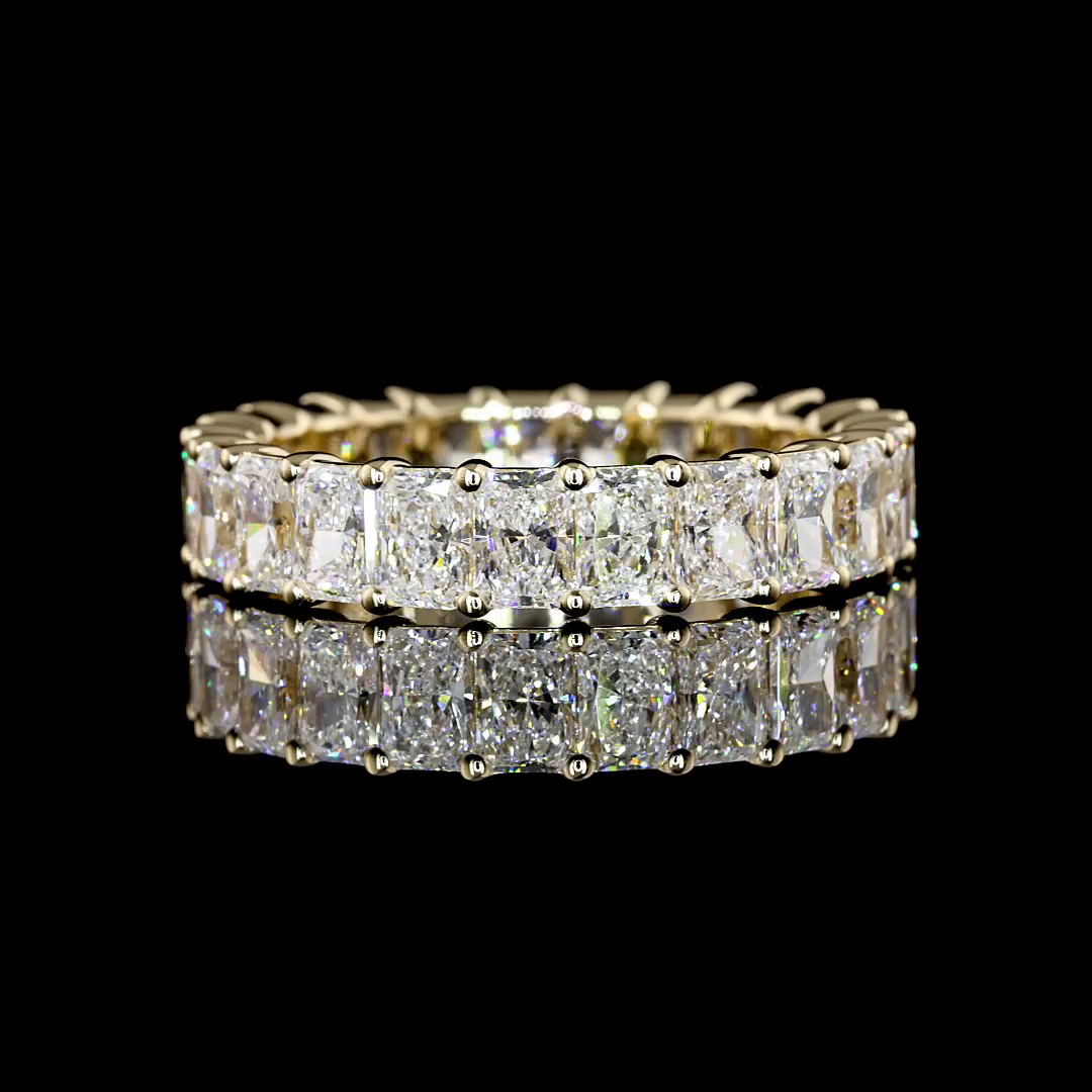 14K YELLOW GOLDEternity Band Ring