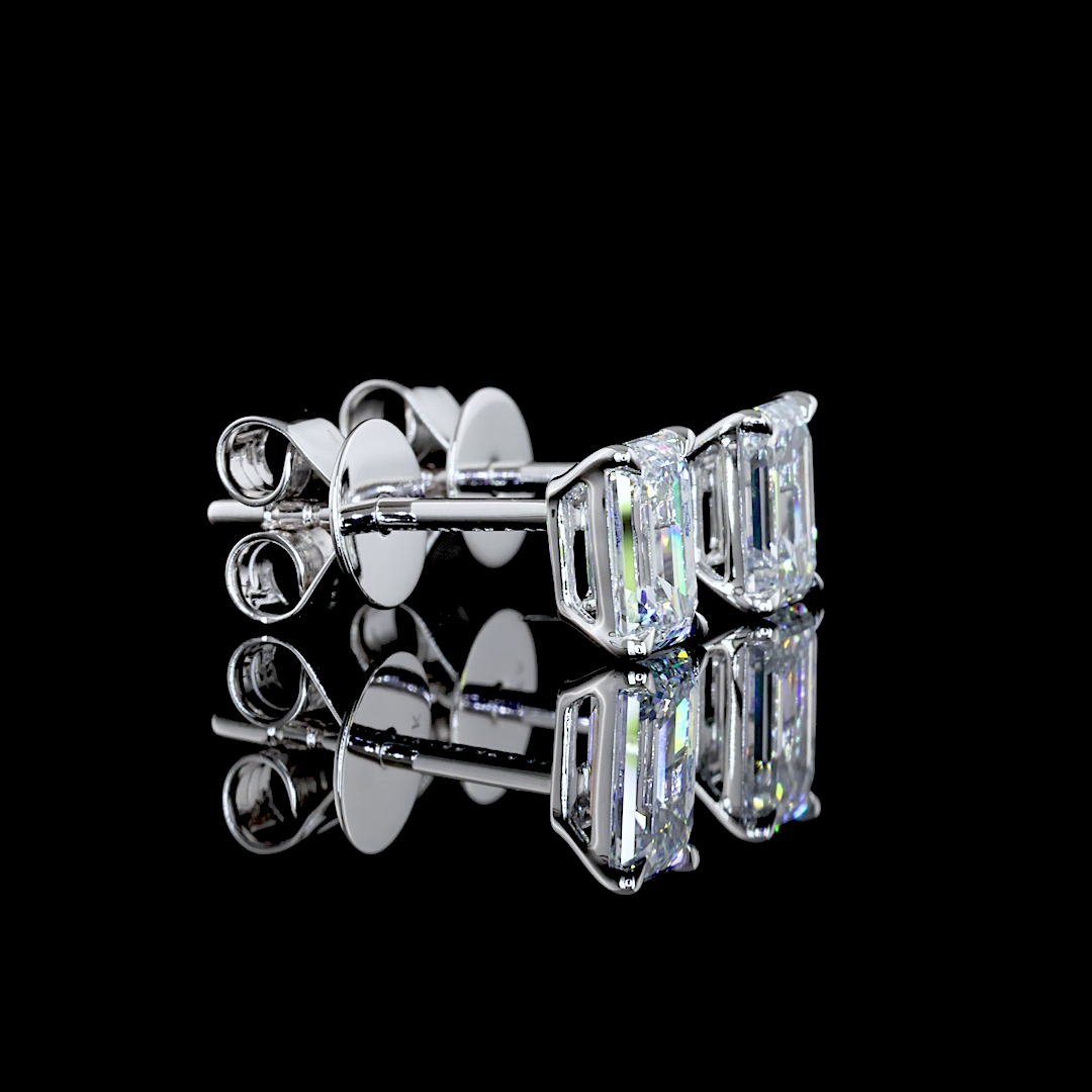 14K WHITE GOLDStuds Earrings