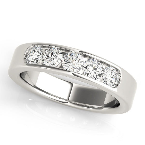 Platinum White Diamond Wedding Ring
