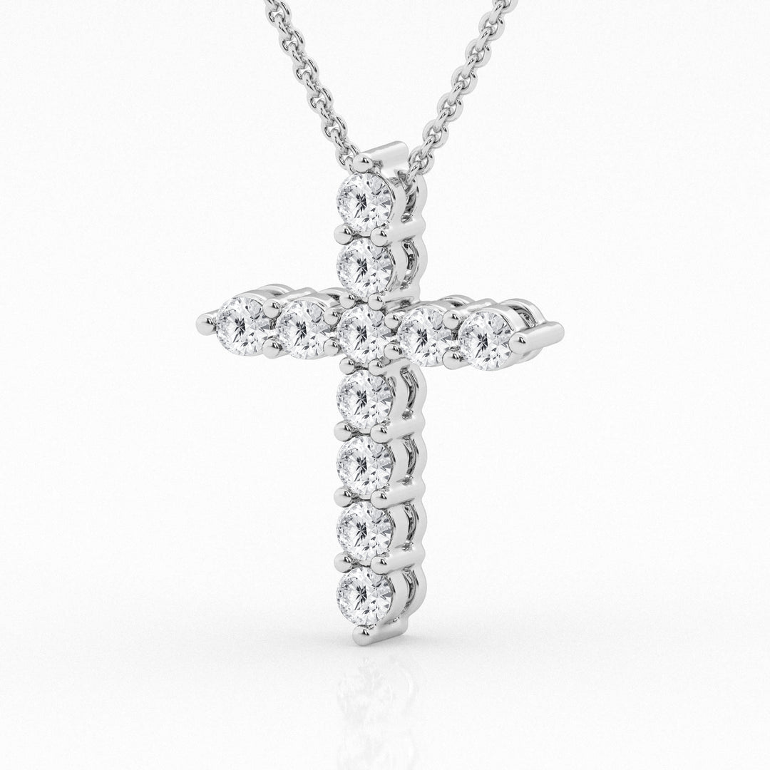 3.00 cttw Cross Pendant