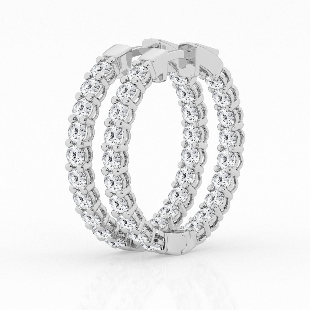 3.00 cttw Gorgeous Hoop Earrings