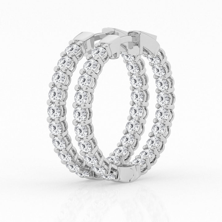 3.00 cttw Gorgeous Hoop Earrings