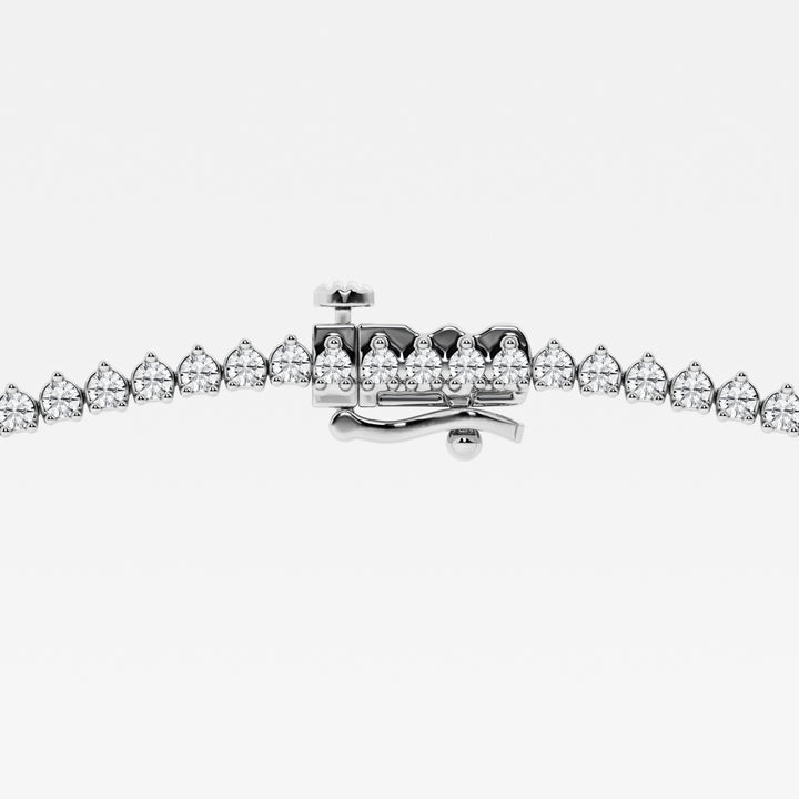 14K White Gold Lab Diamond Rivera Pendant Necklace