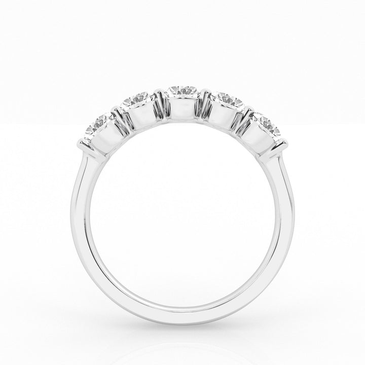 3.50 cttw - Oval - 5 Stone Engagement Ring