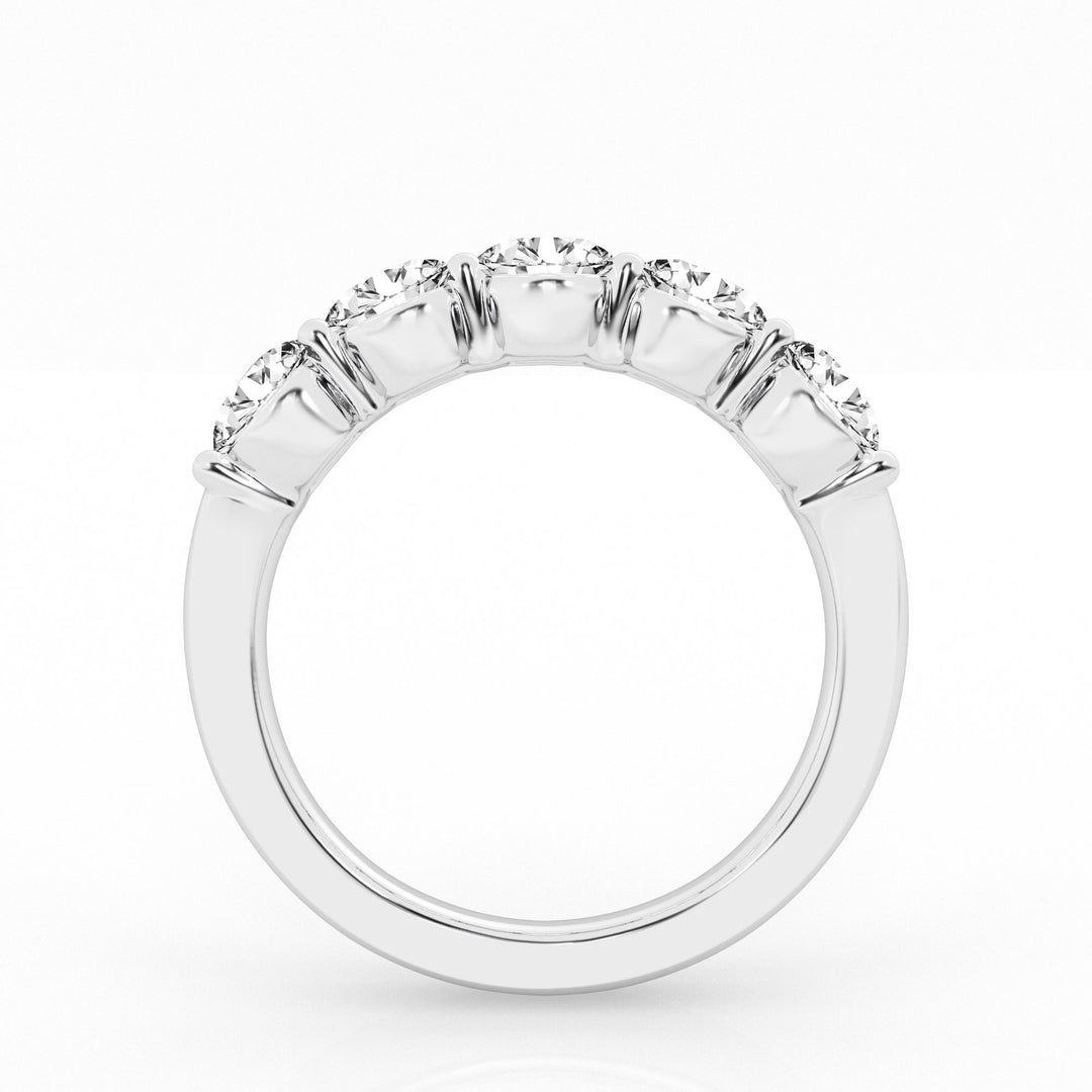 3.50 cttw - Round - 5 Stone Engagement Ring