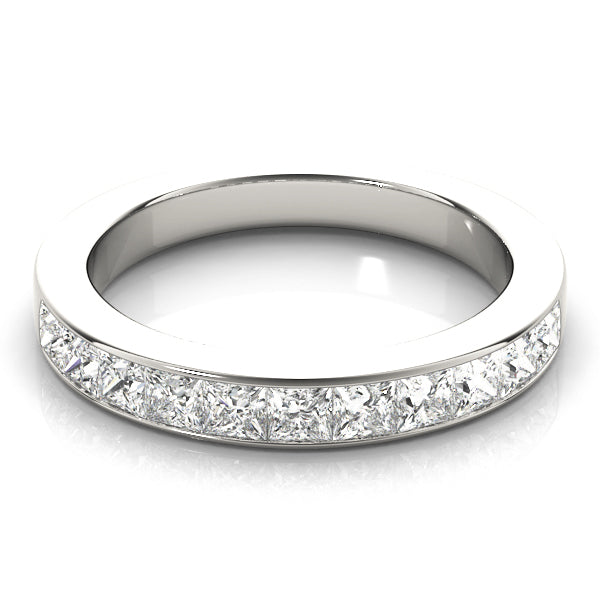 14K White Gold Diamond Wedding Ring