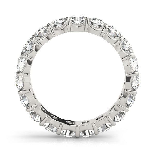14K White Gold 7/8 ct Diamond Wedding Band