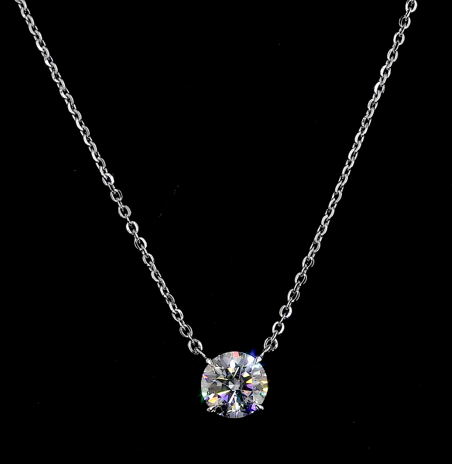 14K WHITE GOLDSolitaire Ring