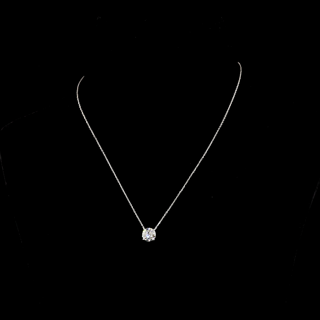 14K WHITE GOLDSolitaire Ring