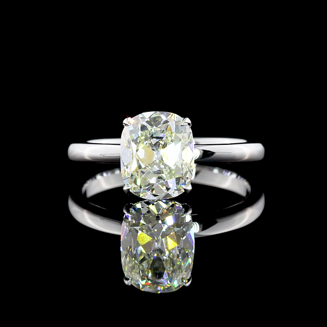 14K WHITE GOLDSolitaire Ring