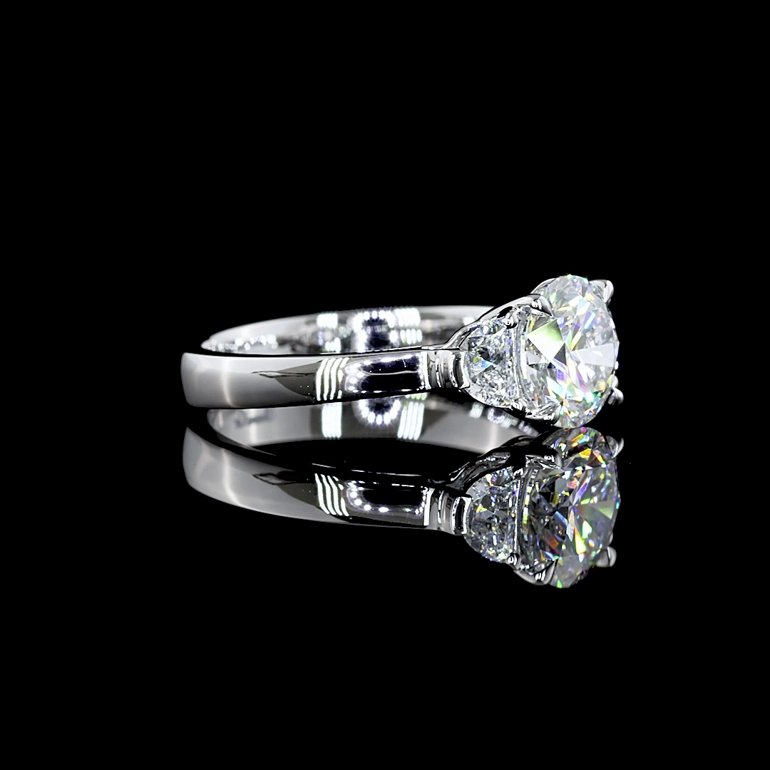 PLATINUM3 Stones Ring