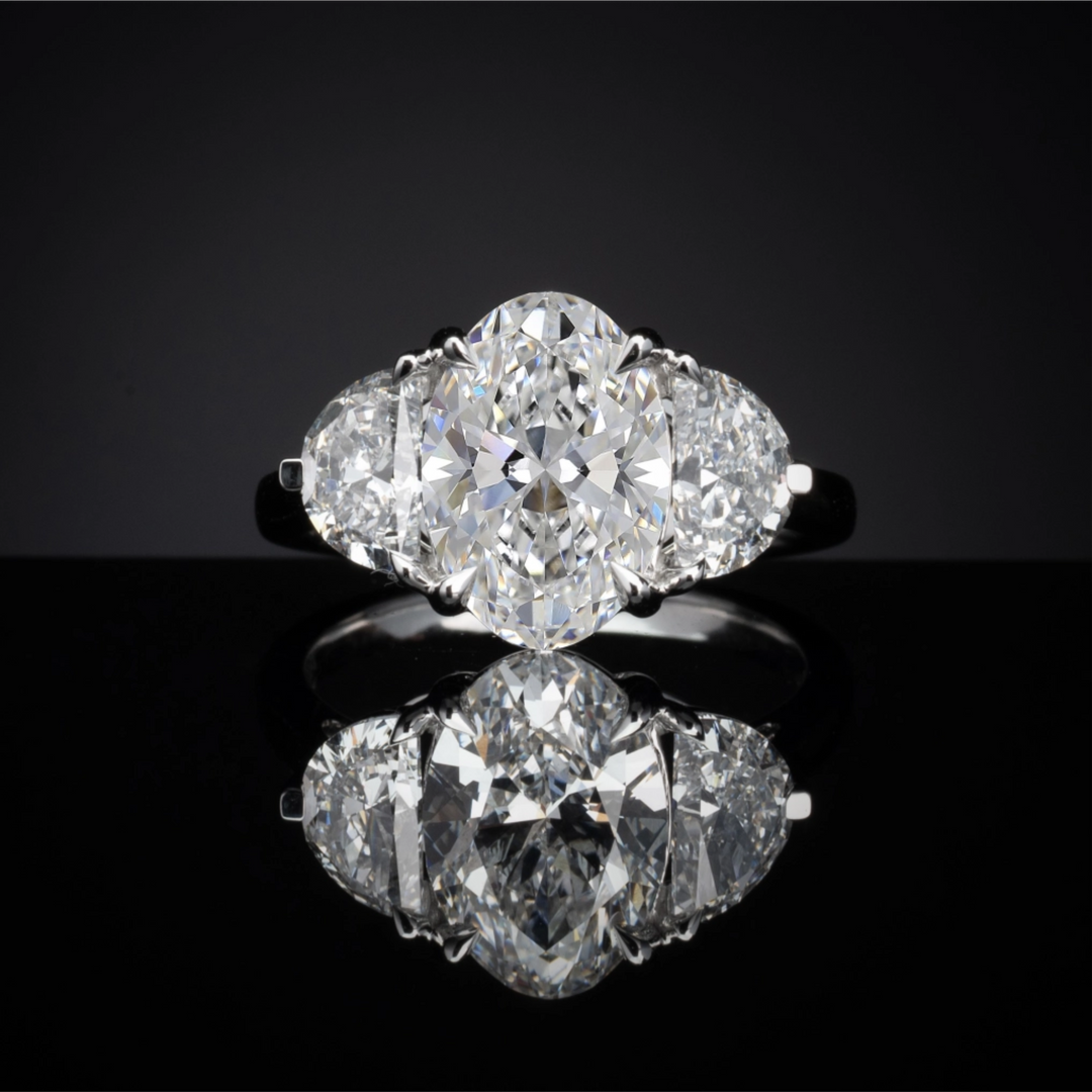 PLATINUM3 Stones Ring