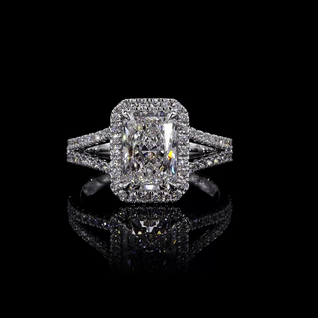 14K YELLOW GOLDSplit Shank Ring
