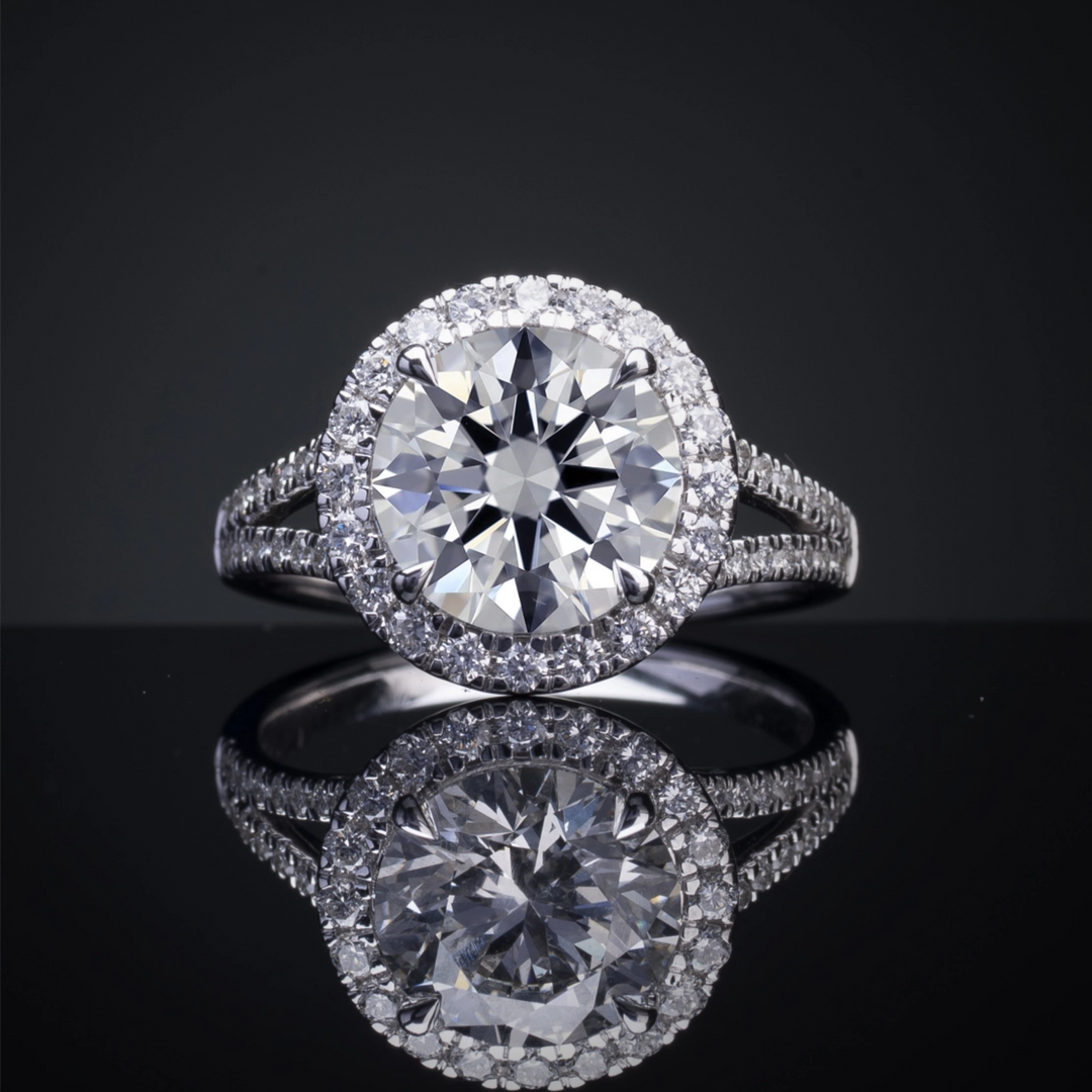PLATINUMSplit Shank Ring
