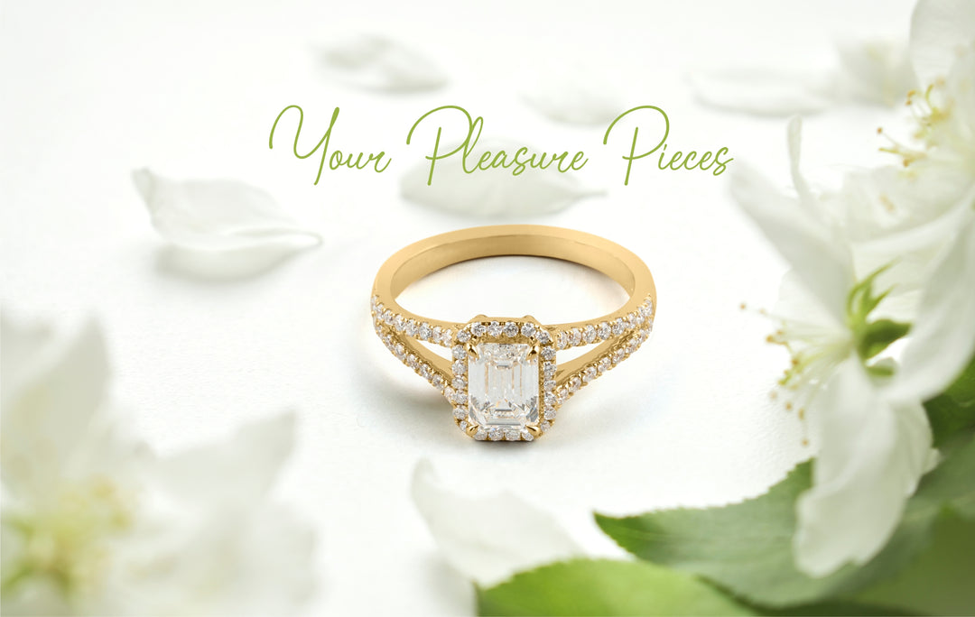 14K YELLOW GOLDSplit Shank Ring